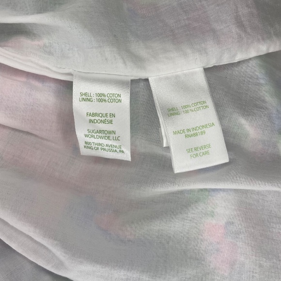 Lilly Pulitzer Pink and Green Floral Midi Dress - Picture 8 of 8